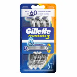 Gillette Prestobarba 3 Máquina para Afeitar Desechable
