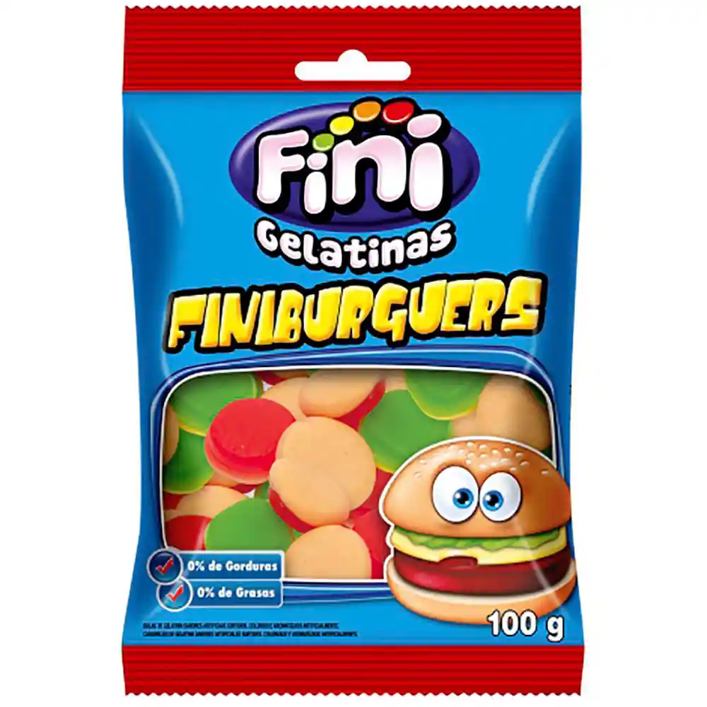 Fini Caramelos de Gelatina Hamburguesas