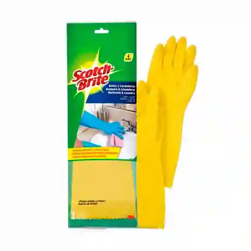 Scotch Brite Guantes Multiusos Talla L