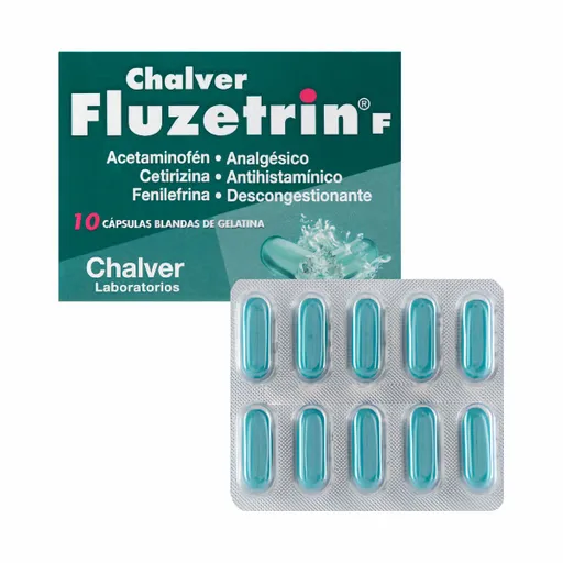 Fluzetrin F (500 mg/5 mg/10 mg)