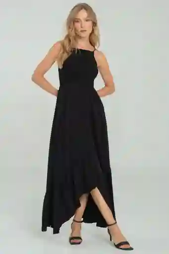 Vestido Wrenlye Color Negro Talla S Ragged