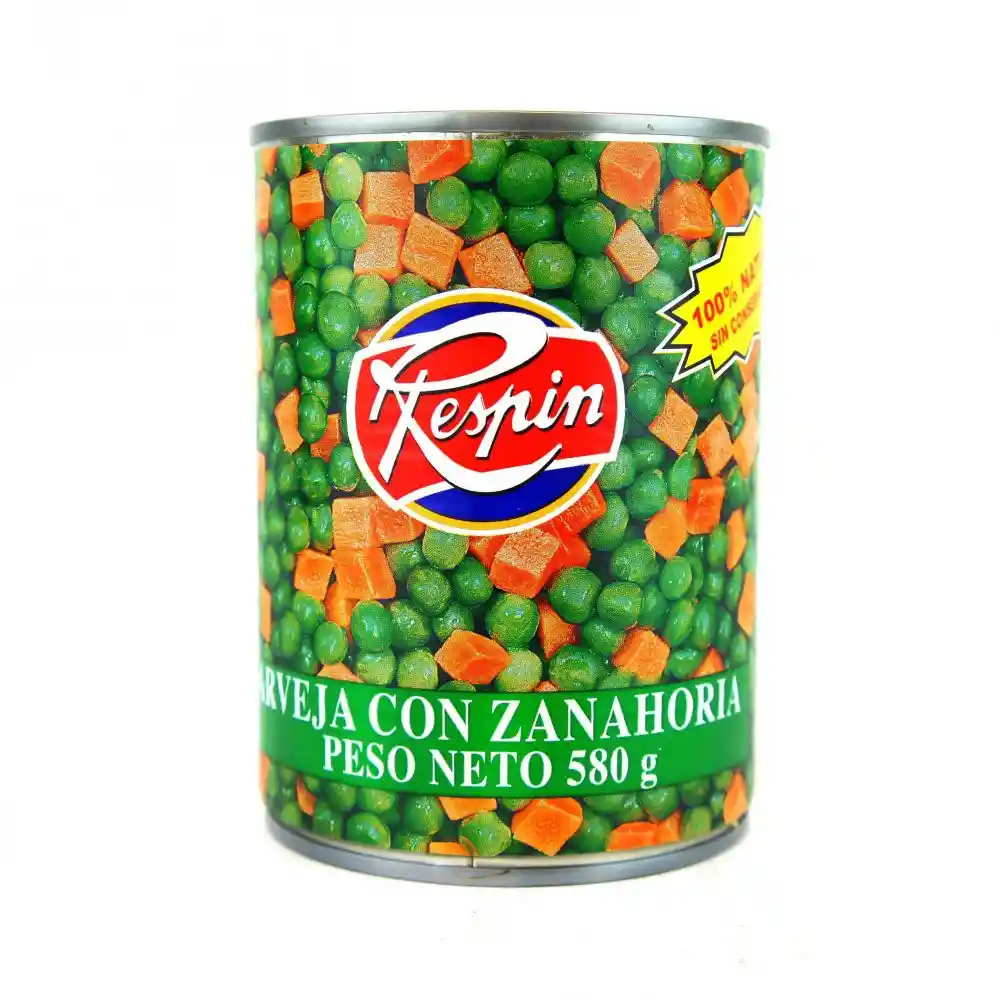 Respin Mezcla de Arveja con Zanahoria en Lata