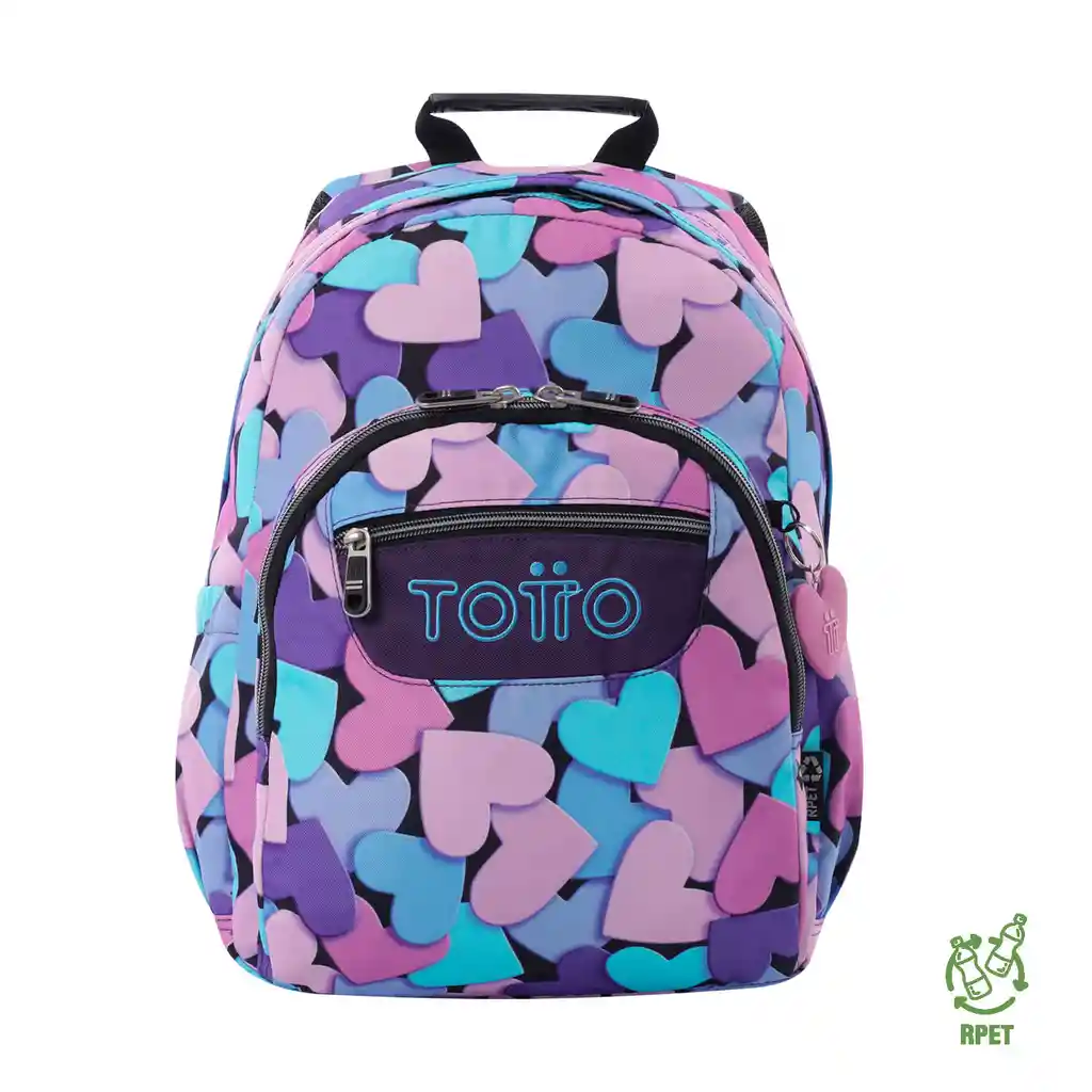 Morral Juvenil Porta Pc 13" Gommas Azul