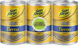 San Jorge Prepack Maiz Tierno S/J 3 Und 300 G