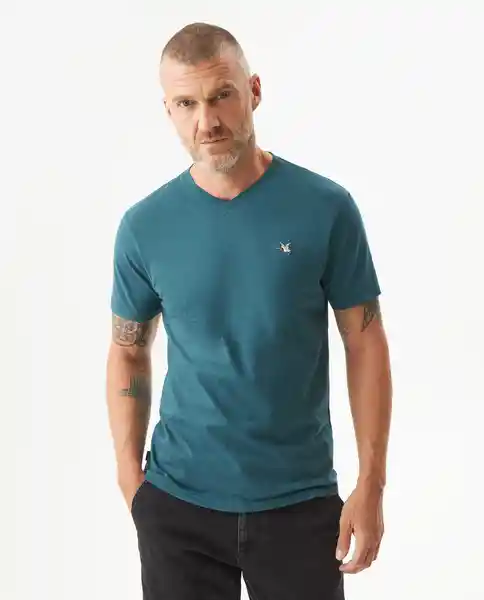 Camiseta Basic Verde Escoces Ultraoscuro XS Chevignon