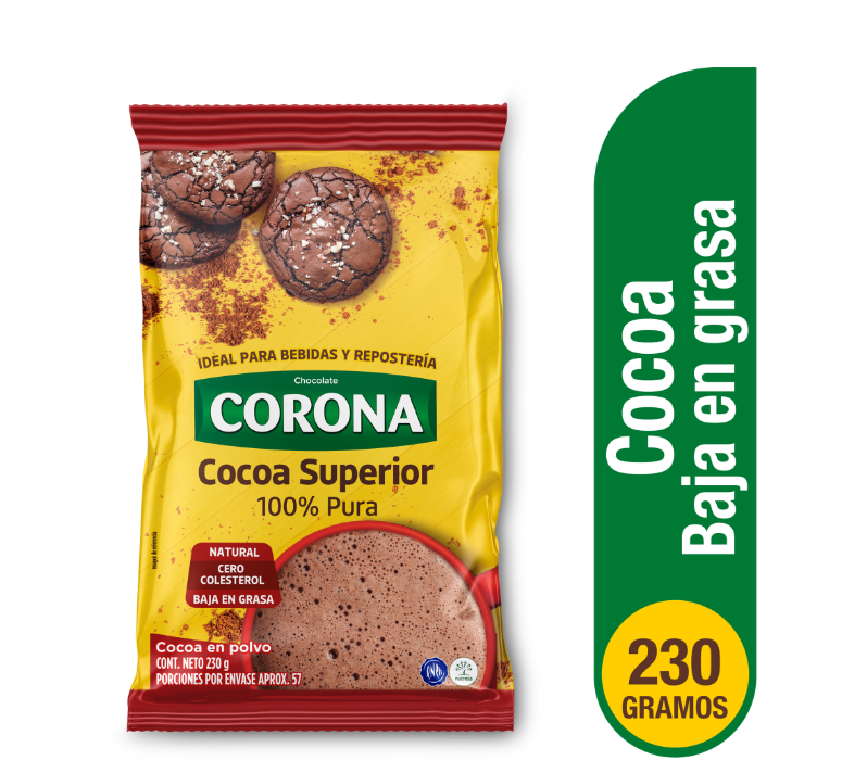 Cocoa Corona en Polvo 230 g