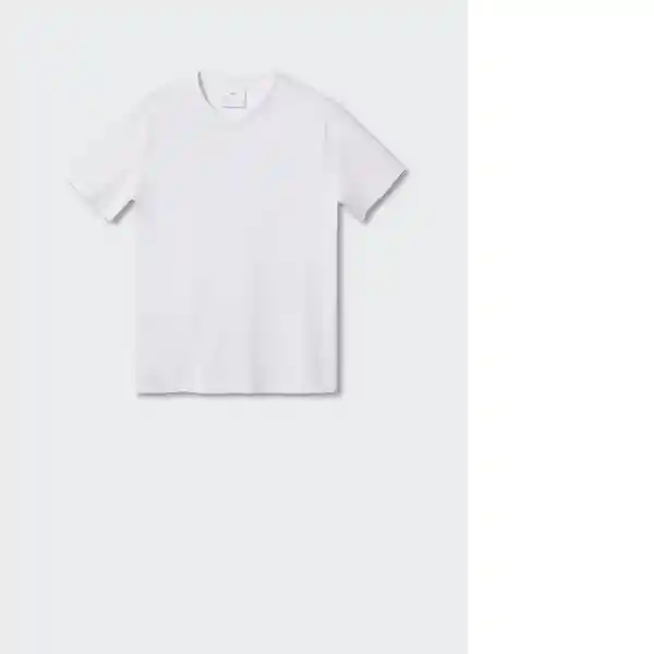 Camiseta Chelsea Blanco Talla S Hombre Mango