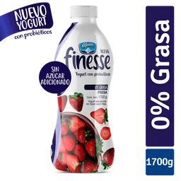 Yogurt Finesse Fresa Botella 1700 ml
