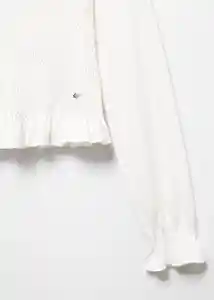 Camiseta Royal Off White Talla 20 Teen Niñas Mango