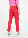 Pantalón Susi Mujer Rojo Marte Oscuro Talla 12 Naf Naf