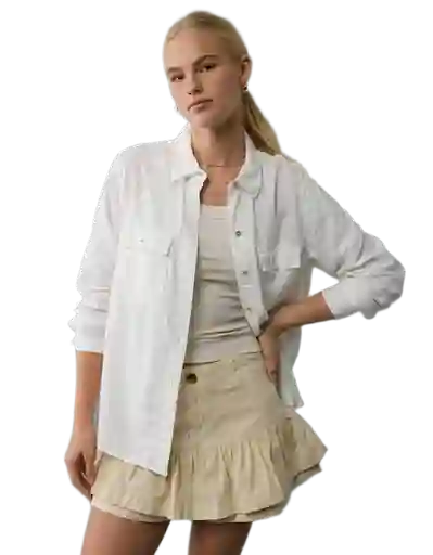 Camisa Mujer Blanco Talla: X-SMALL 6127100 American Eagle