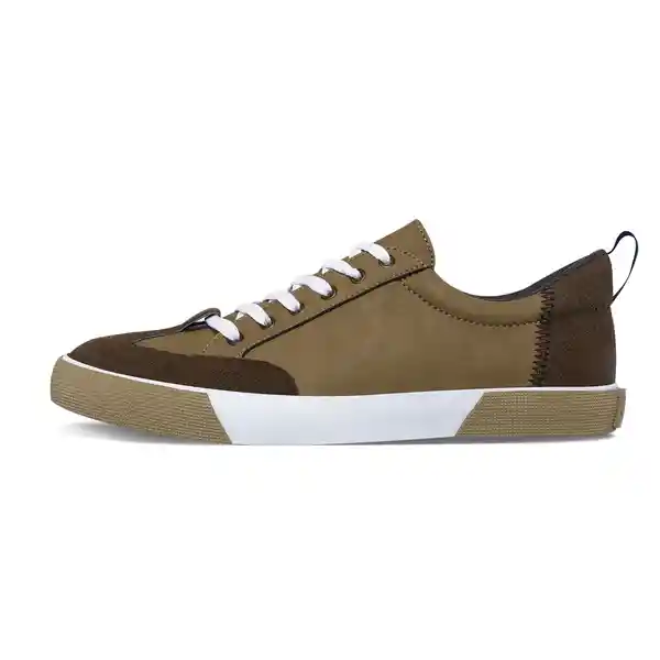 Croydon Tenis Carco Hombre Color Café Talla 43