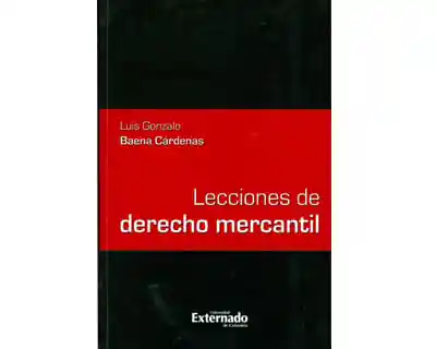Lecciones de Derecho Mercantil