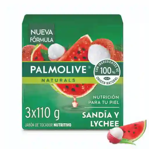 Palmolive Jabon en Barra Sandía y Lychee