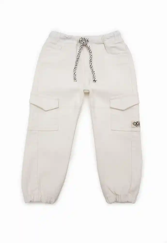 Jogger 9/12meses-ivory