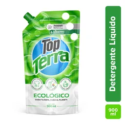 Top Terra Detergente Líquido 900 mL