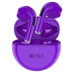  1 Hora Audifonos TWS Bluetooth Morado 