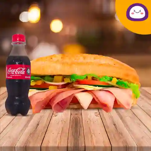 Súper Sandwich + Coca Cola