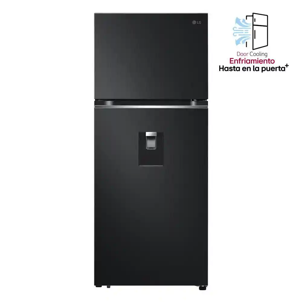 Nevera No Frost Lg No Frost Congelador Superior Vt38kpm Negro Mate