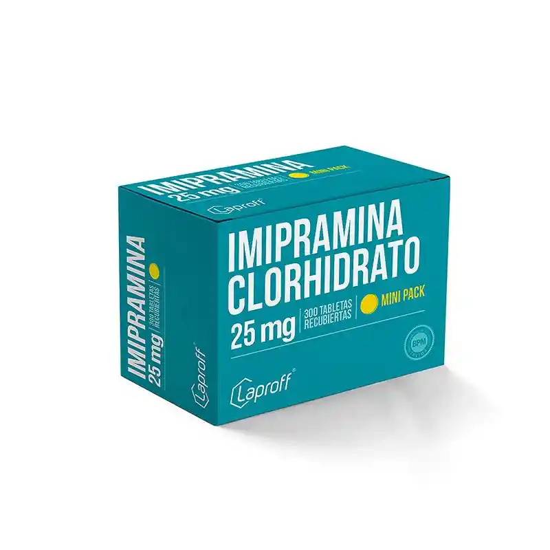 Laproff Imipramina Clorhidrato Tabletas Recubiertas (25 mg)