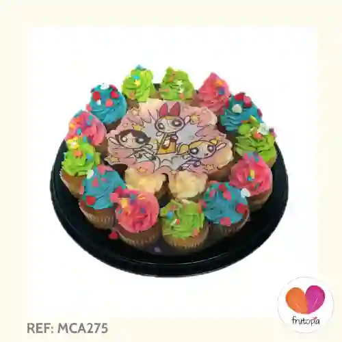 Minicupcakes X 20 Chicas Super Poderosas