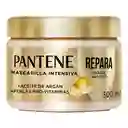 Pantene - Mascarilla Intensiva Pro-V Miracles repara protege y anti-frizz con aceite de argán y de ricino Tratamiento para cabello maltratado 300 ml