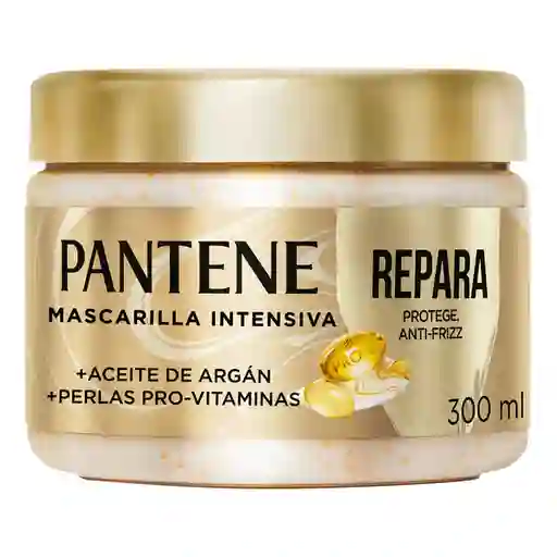Pantene - Mascarilla Intensiva Pro-V Miracles repara protege y anti-frizz con aceite de argán y de ricino Tratamiento para cabello maltratado 300 ml