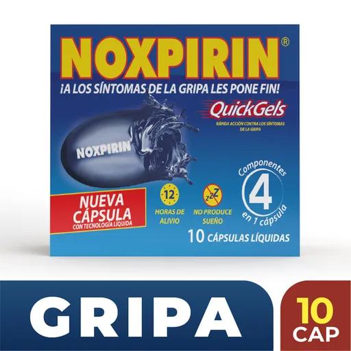 Noxpirin Antigripal en Quickgels