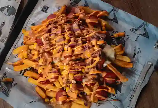 Salchipapa Texana
