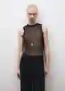 Vestido Guinea Negro Talla S Mujer Mango