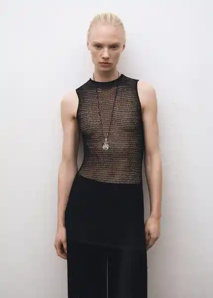 Vestido Guinea Negro Talla S Mujer Mango