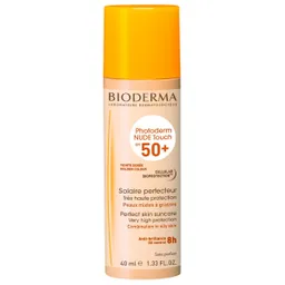 Bioderma-Photoderm Protector Solar Nude Touch SPF 50+ Tono Dorado