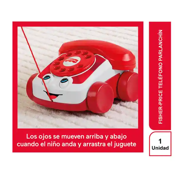 Fisher-Price Teléfono Juguete Parlanchín Rojo