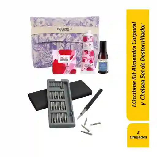 Combo L'Occitane Kit Rosa + Set Destornillador