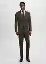 Blazer Americana Milan Khaki Talla 52 Hombre Mango