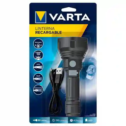 Linterna Rec 150 Lúmenes Varta E304158800