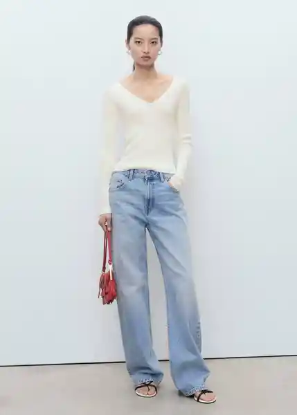 Jersey Seseta Crudo Talla S Mujer Mango