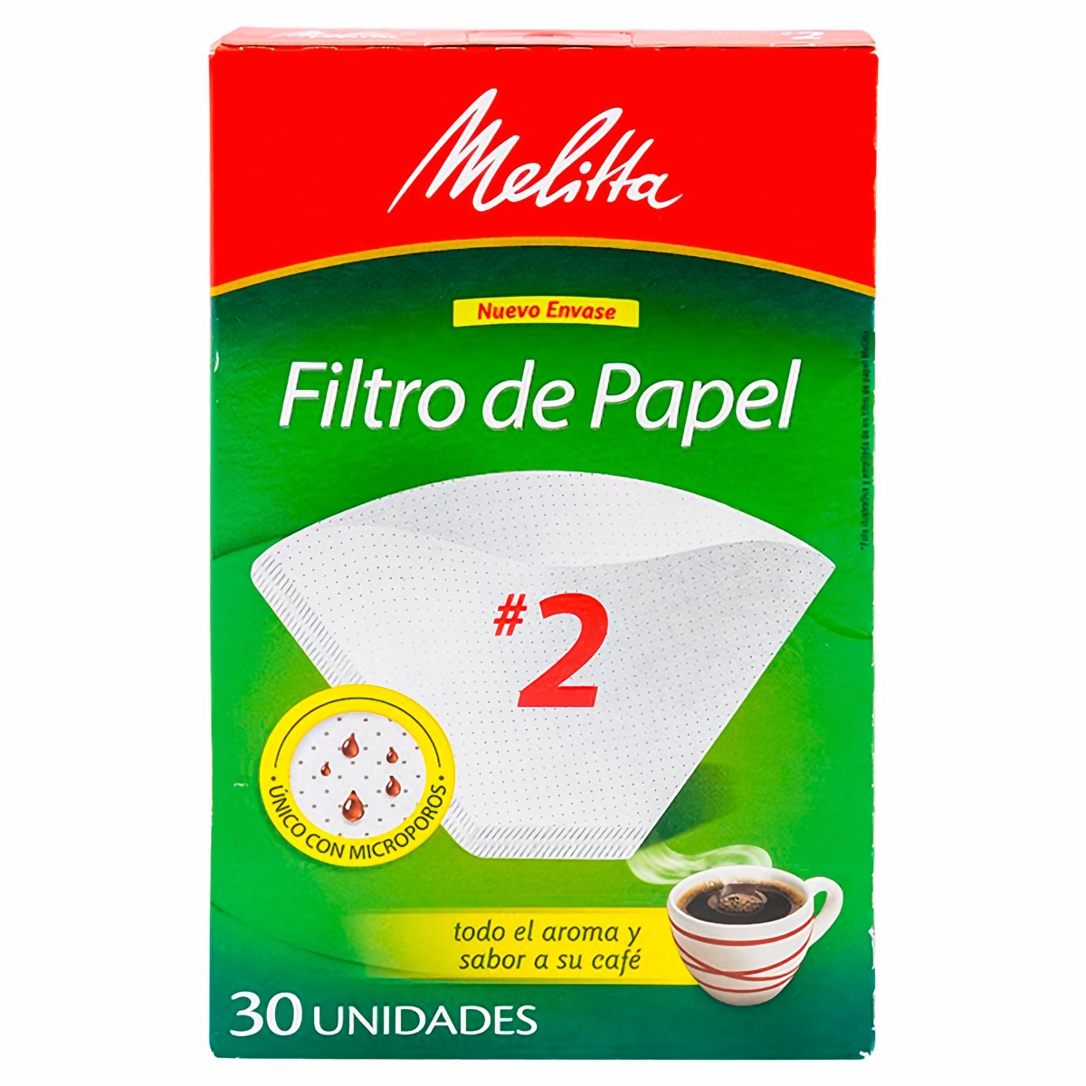 Filtro de Papel para Café Melitta No. 2 30 U