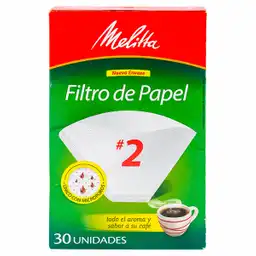 Melitta Filtro de Papel para Café # 2