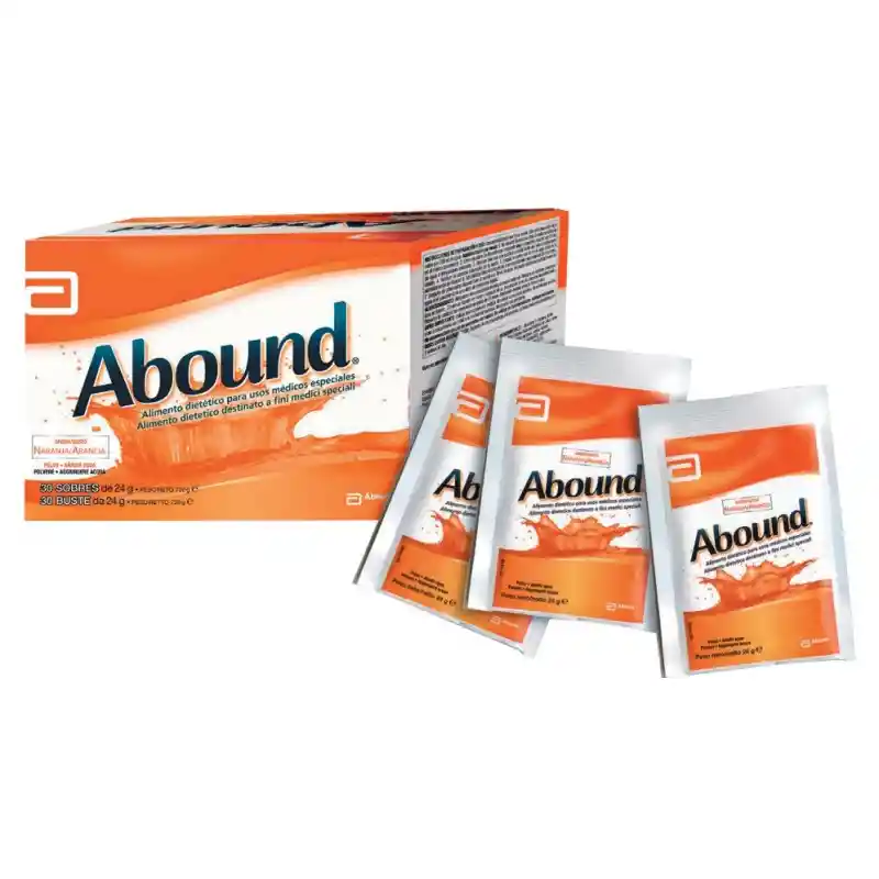 Abound Suplemento Alimenticio en Polvo Sabor a Naranja