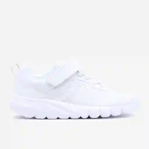 Tenis Deportivos Con Velcro Para Niños Talla 29 - Blanco