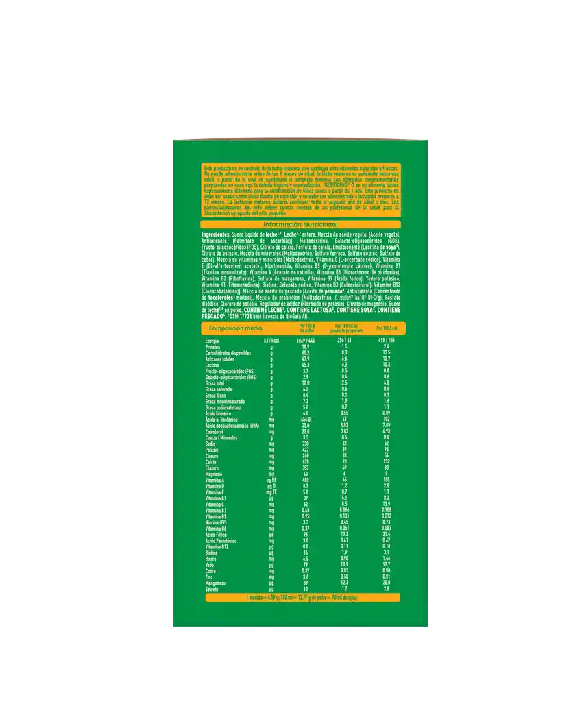 Alimento lácteo NESTOGENO Etapa 3 x 1400g