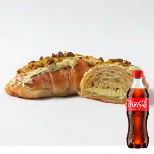 Combo Croissant Pistacho + Coca Cola Original 400 ml