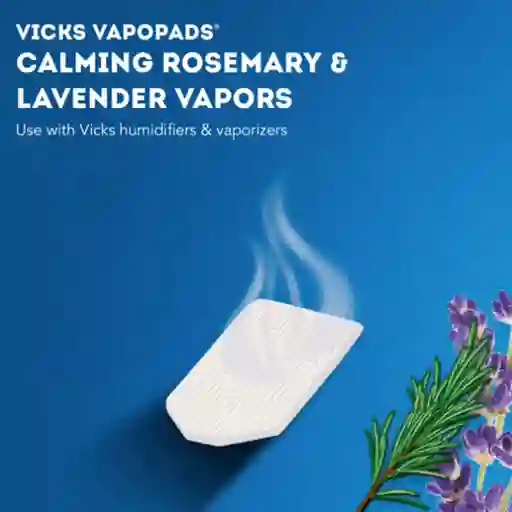 Vapopads Vicks Eucalipto Lavanda Romero