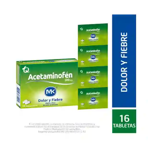 Mk Acetaminofén (500 mg)