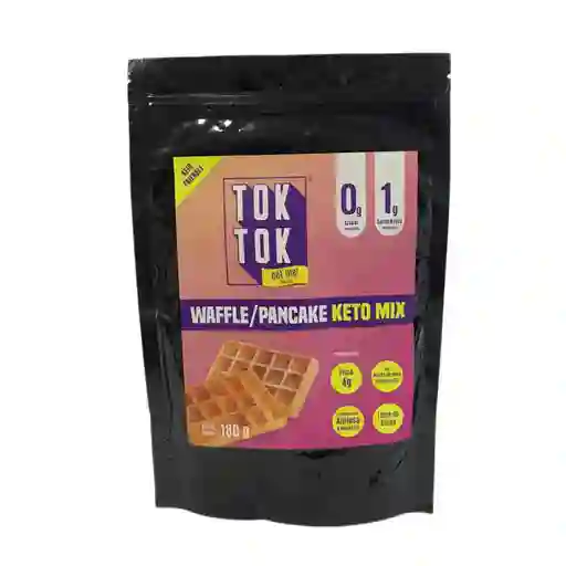 Tok Tok Mezcla Pancakes/waffles Keto Sin Azucar