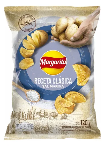 Margarita Papas Receta Clásica con Sal Marina