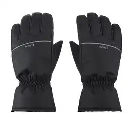 Wedze Guantes Térmicos Para Adultos Ski Negro Talla L