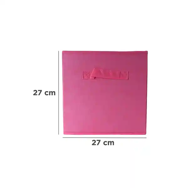 Organizador de Tela Cuadrada Serie Rainbow Rosa Miniso