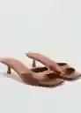 Sandalias Bibi Cuero Talla 41 Mujer Mango